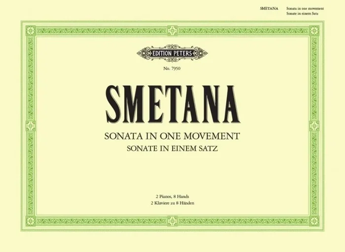 Smetana – Sonata In One Movement 2P 8H (Softcover Book)