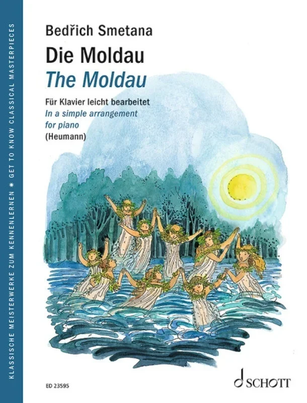 Smetana – The Moldau Easy Piano Arr Heumann Softcover Book (Piano)