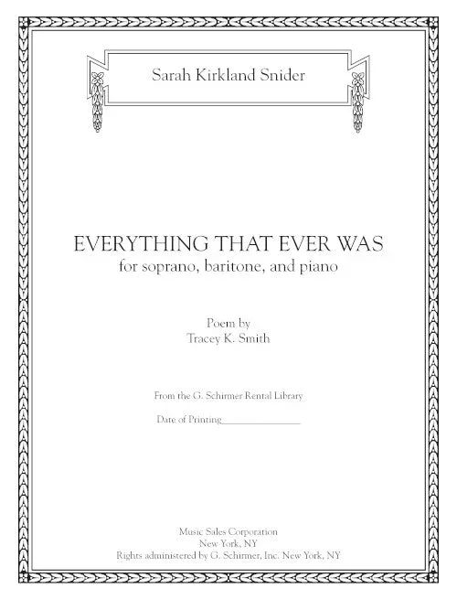 Snider: Everything That Ever Was