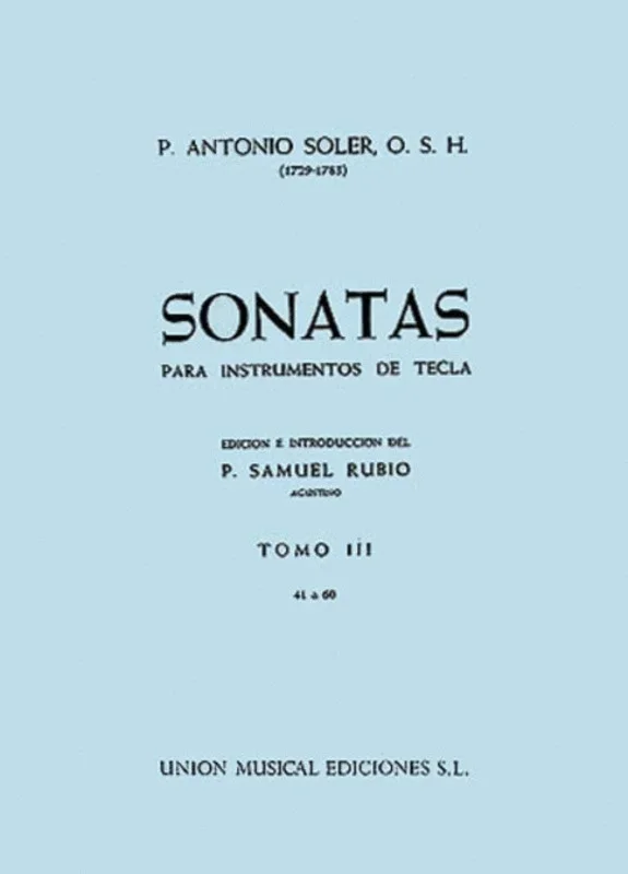 Soler Sonatas Vol 3 Piano