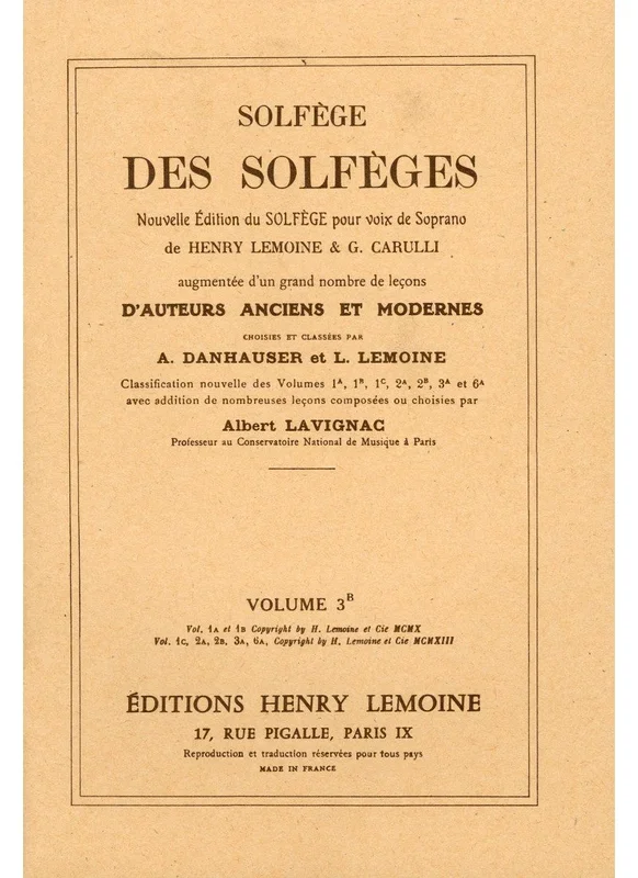 Solfège des Solfèges – Volume 3B