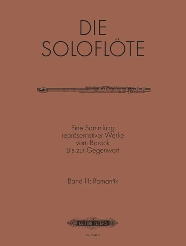 Solo Flute Album Ed Nastasi Book 3 Romantic Flute (Softcover Book)