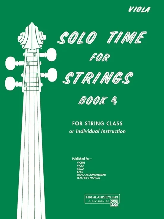 Solo Time For Strings Book 4 – Viola