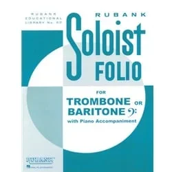Soloist Folio – Trombone (or Baritone B.C.) and Piano