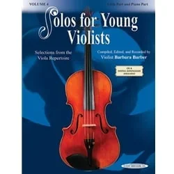 Solos for Young Violists, Volume 4 – Viola and Piano