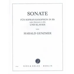 Sonata – Soprano Sax (or Clarinet) and Piano