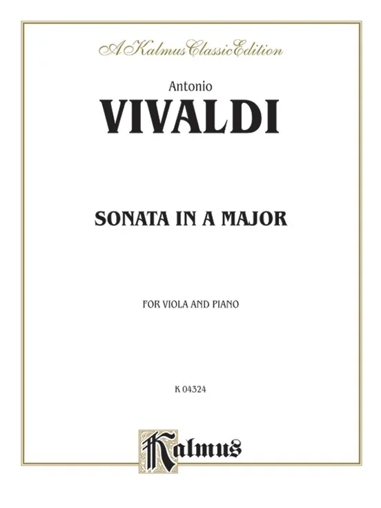 Sonata A Viola