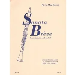 Sonata Breve – Clarinet Unaccompanied