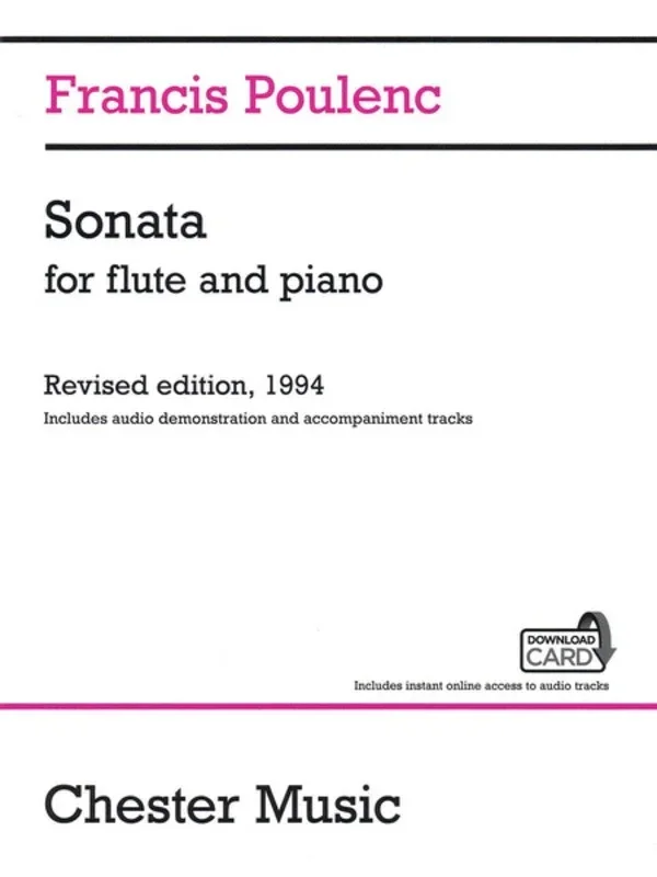 Sonata For Flute And Piano Audio Ed (Softcover Book/Online Audio) Book