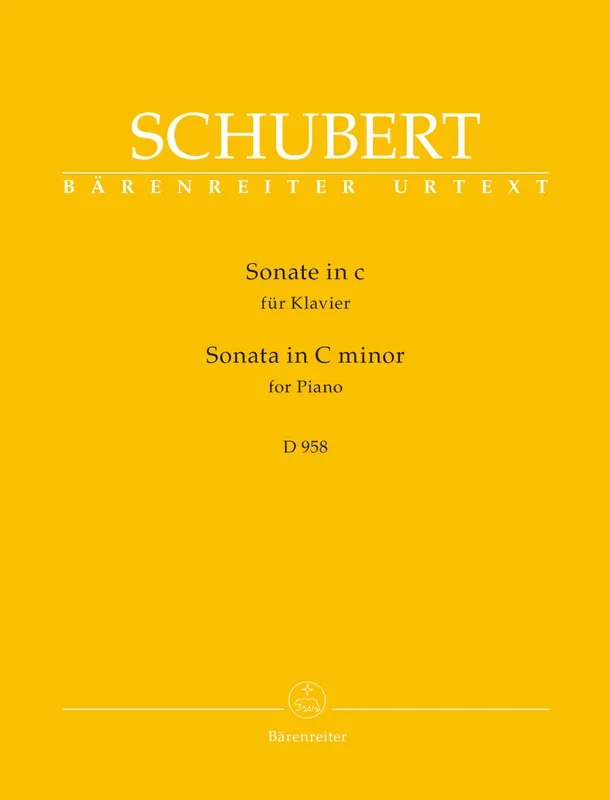 Sonata For Piano In C Minor D 958