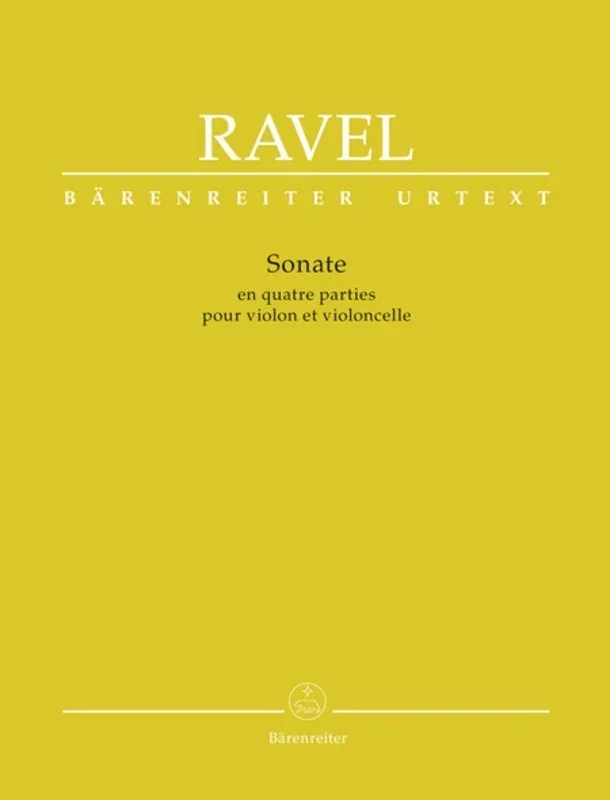 Sonata For Violin And Violoncello Violin Vlc Book
