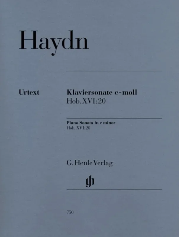 Sonata Hob 16 No 20 C Min Urtext (Softcover Book)