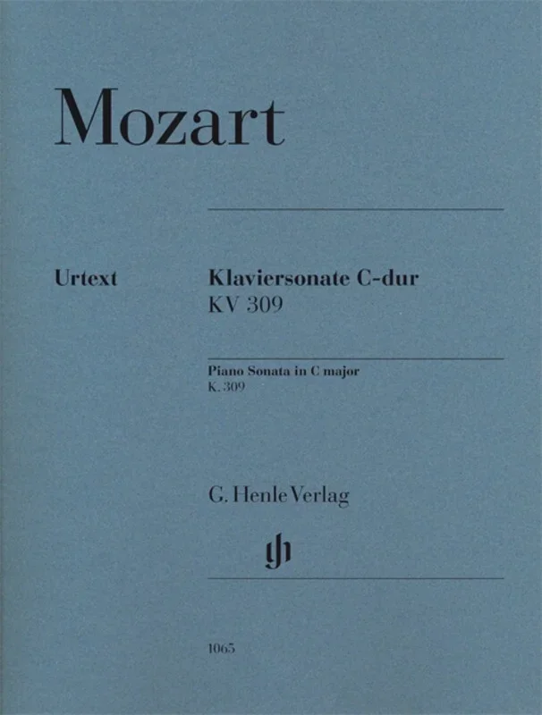 Sonata In C Maj K 309 Piano (Softcover Book)