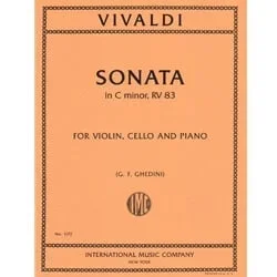 Sonata in C minor, RV 83 – Violin, Cello and Piano