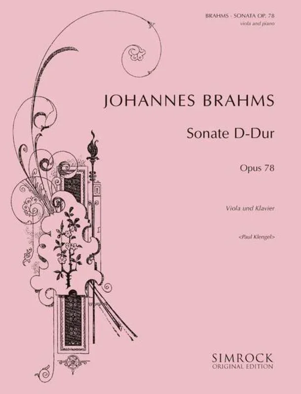 Sonata In D Maj Viola Op 78 Book