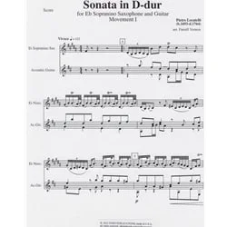Sonata in D minor – Sopranino Saxophone and Guitar
