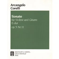 Sonata in E major, Op. 5 No. 11 – Violin and Guitar