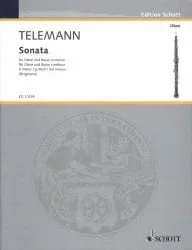 Sonata in G Minor (from Tafelmusik) TWV 41:g6 – Oboe and Piano
