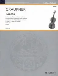 Sonata in G Minor, GWV 711 – Violin (or Flute) and Piano