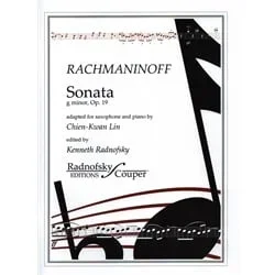 Sonata in G Minor, Op. 19 – Alto Sax and Piano