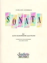 Sonata No. 1 – Alto Sax and Piano