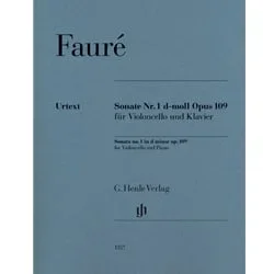 Sonata No. 1 in D Minor, Op. 109 – Cello and Piano