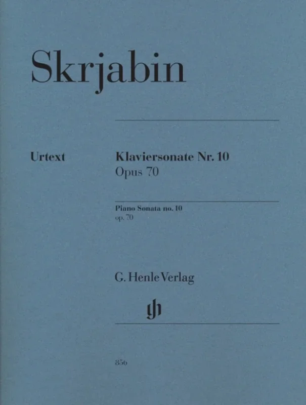 Sonata No 10 Op 70 C (Softcover Book)