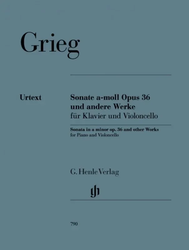 Sonata Op 36 A Min And Other Works Vlc Piano (Softcover Book)