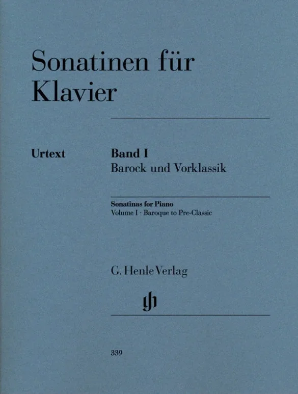 Sonatinas for Piano – Volume 1: Baroque to Pre-Classical