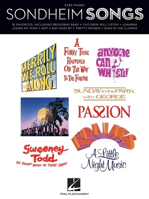 Sondheim Songs For Easy Piano (Softcover Book)