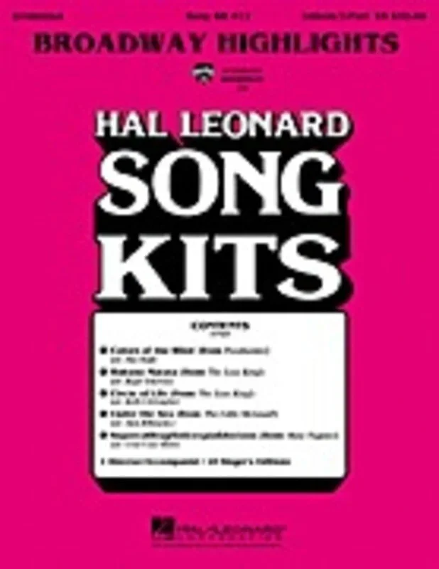 Song Kit 12 Broadway Unison/2 Pt Arr Muller