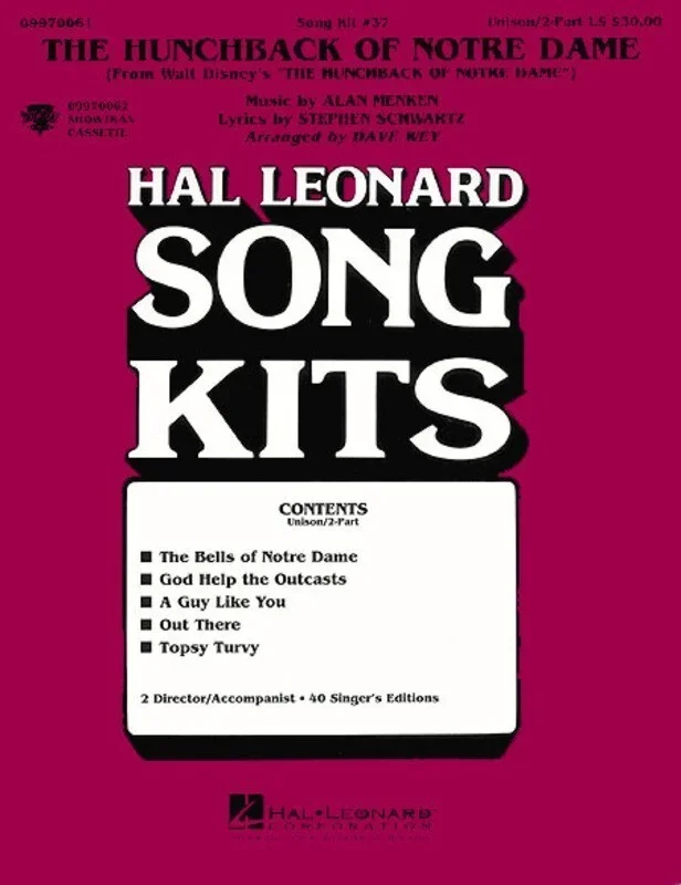 Song Kit 37 Hunchback Of Notre Dame