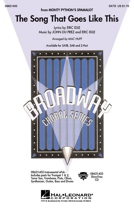Song That Goes Like This ShowTrax CD (CD Only)