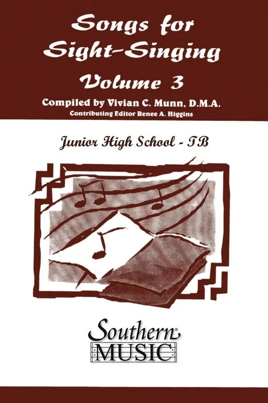 Songs For Sight Singing Vol 3 Tb Jhs (Pod) (Softcover Book)