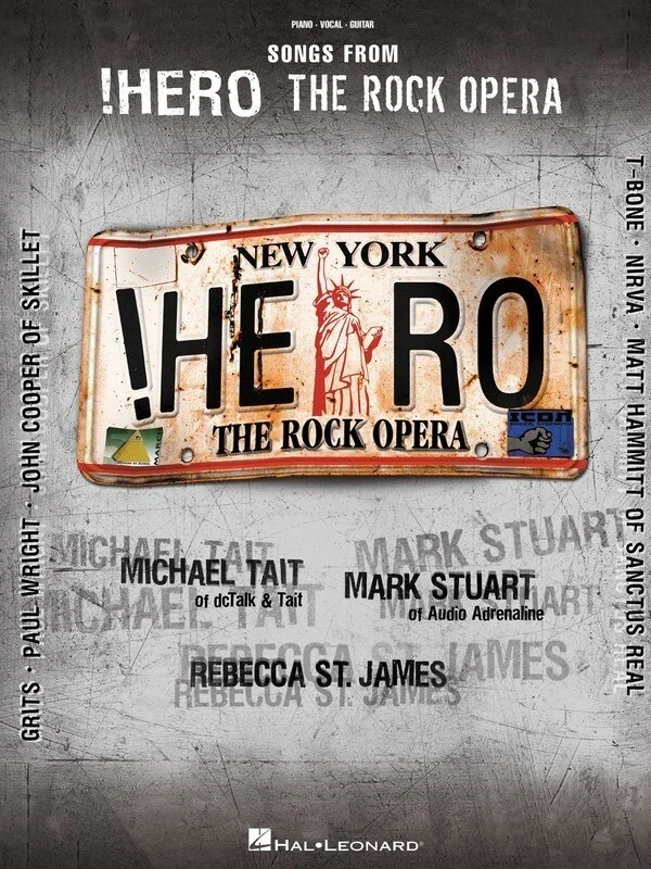 Songs From Hero The Rock Opera PVG (Softcover Book)