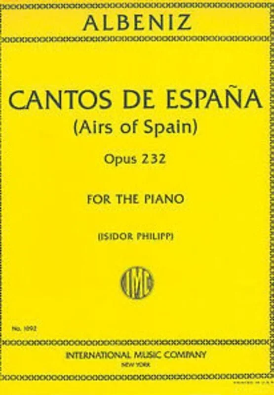 Songs Of Spain Op 232 Complete