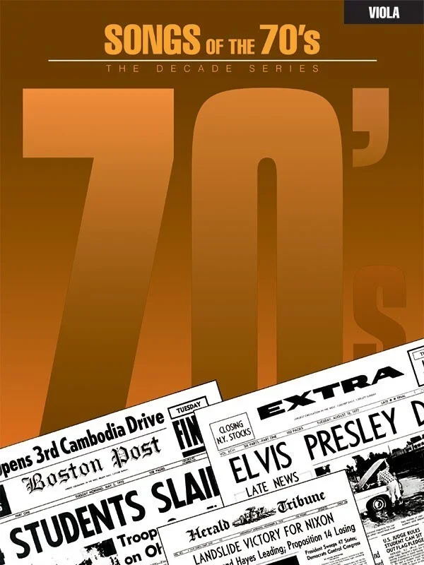 Songs Of The 70S Viola (Softcover Book)