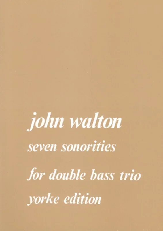 Sonorities 7 Db Trio Score/Parts