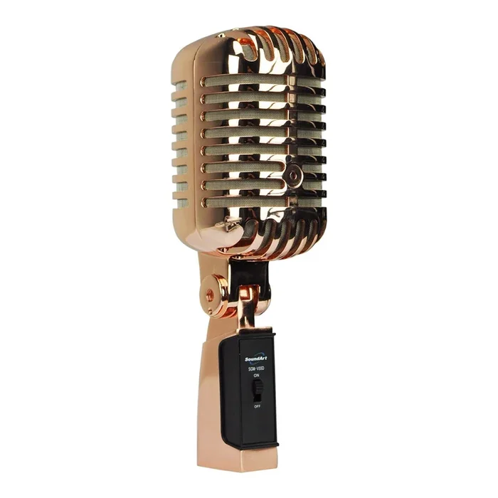 SoundArt ‘Vintage’ Antique Copper Dynamic Microphone with Deluxe Carry Case