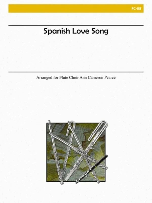 Spanish Love Song For Flute Choir Score/Parts Book