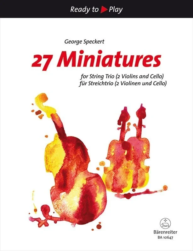 Speckert – 27 Miniatures For String Trio (Music Score/Parts) Book