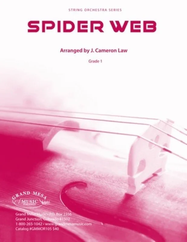 Spider Web So1 Score/Parts Book