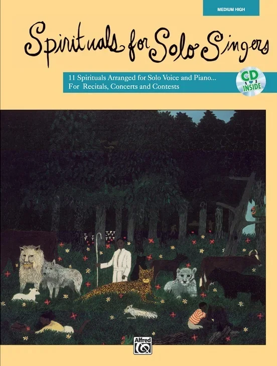 Spirituals For Solo Singers Medium/High Book/CD