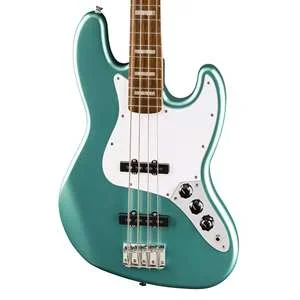 Squier Affinity Series Active Jazz Bass – Mystic Sea Foam Green with Laurel Fingerboard