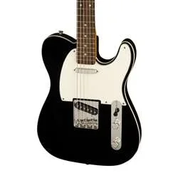 Squier Classic Vibe Baritone Custom Telecaster – Black with Laurel Fingerboard & Parchment Pickguard