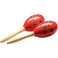 Stagg MRW-29 Wooden Maracas Flower Finish Red