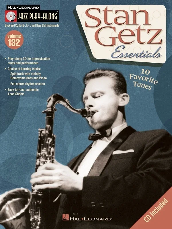 Stan Getz Essentials Jazz Play Along Book/CD V132 (Softcover Book/CD)