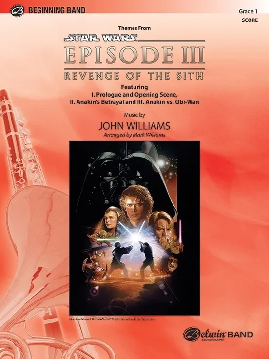 Star Wars Ep 3 Revenge Of The Sith Concert Band Gr 1 Score