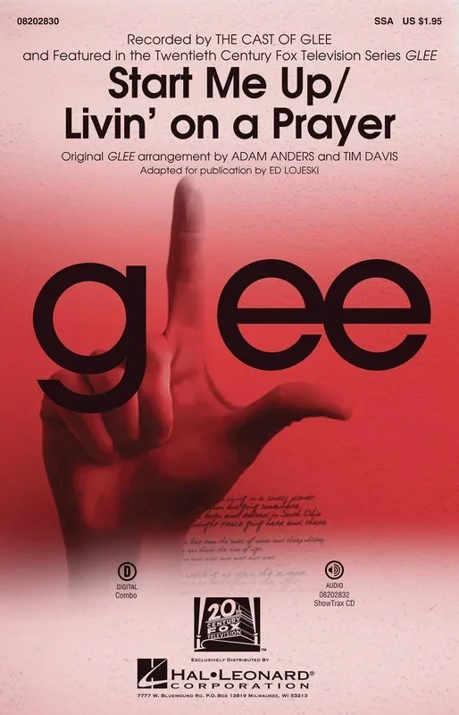 Start Me Up / Livin On A Prayer From Glee ShowTraxc (CD Only)