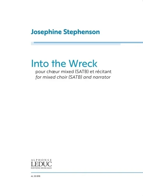 Stephenson – Into The Wreck Satb/Narrator Vocal Score Softcover Book (Narrator|Vocal)